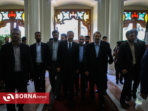 نشست مشترک روسای مجلس ایران و سوریه