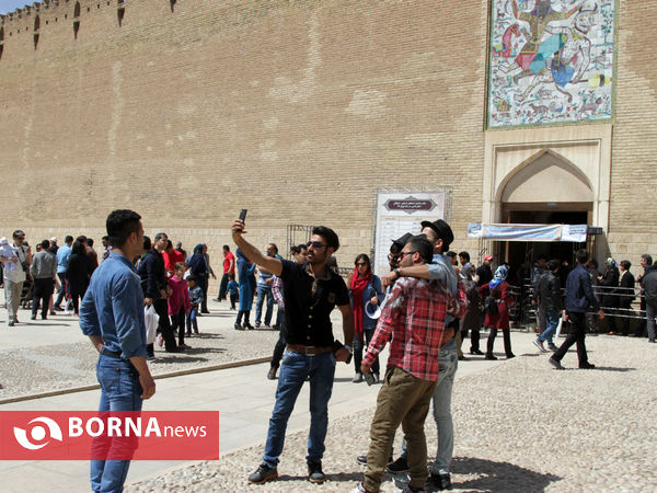 میهمانان نوروزی در ارگ کریمخان