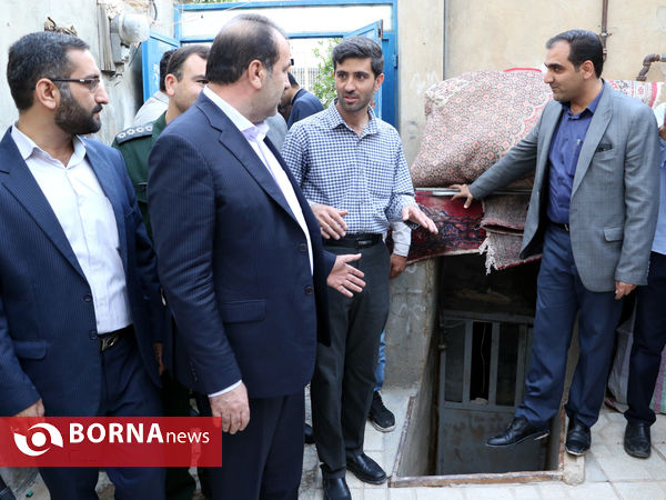 بازدید استاندار فارس از پایان بازسازی و تجهیز 207 واحد مسکونی خسارت دیده از سیل شیراز