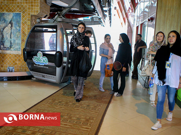 بازديد هيئت جوانان کشورهای حاشیه دریای خزر از مجتمع نمک آبرود و دشت نور