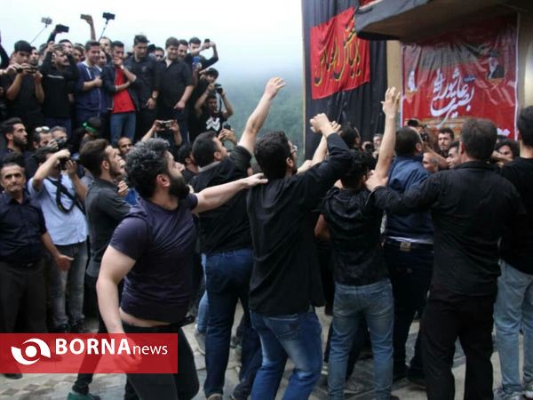 آیین سنتی مراسم علم بندان در شهرک تاریخی ماسوله