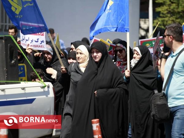 راهپیمایی روز قدس در رشت