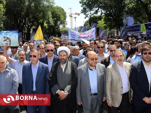 راهپیمایی روز قدس در تبریز