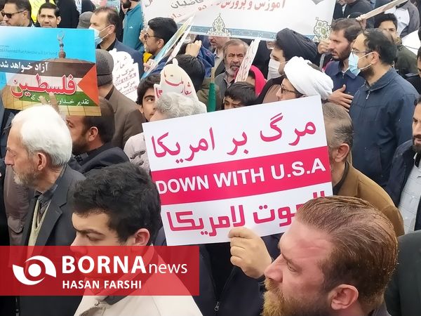 راهیمایی روز قدس در همدان