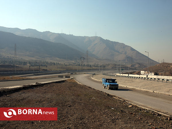 بازدید از اتوبان شهید نجفی رستگار