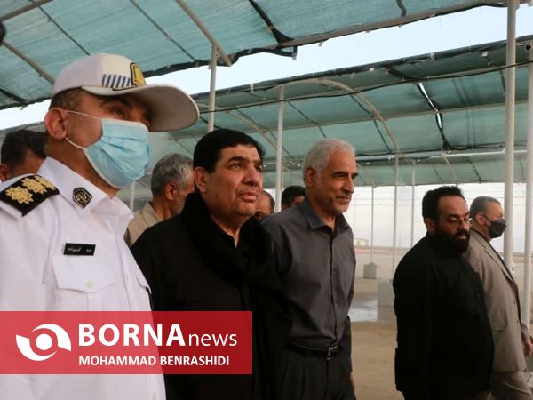 بازدید معاون اول رییس جمهور از مرزهای اربعین خوزستان