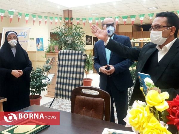 در حاشیه آغاز بیست و هشتمین دوره هفته کتاب شهرستان  قدس