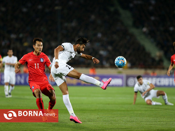در حاشیه دیدار تیمهای  فوتبال ایران - کره جنوبی