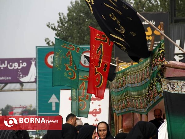 حضور عاشقان حسینی در تجمع بزرگ اربعین آستانه اشرفیه