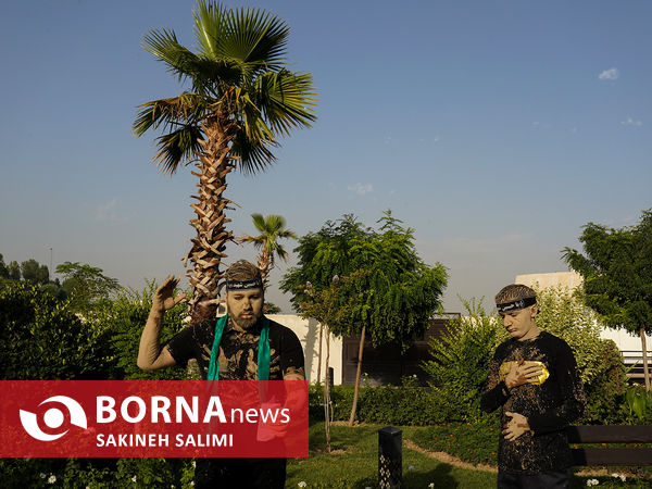  آیین برافراشتن پرچم عزای حسینی برفراز بلندترین سکوی پرچم ایران