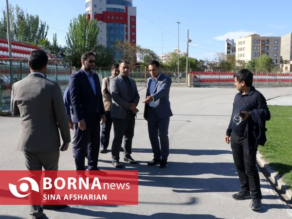 بازدید مدیرعامل شرکت توسعه و نگهداری اماکن ورزشی از ورزشگاه‌های استان آذربایجان‌غربی
