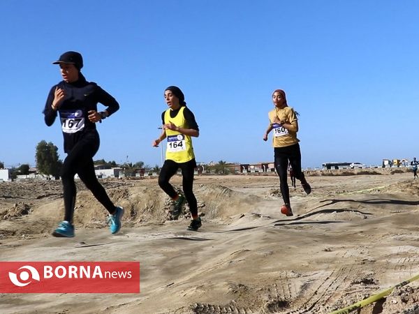 مسابقات کشوری دوی صحرانوردی زنان در چابهار