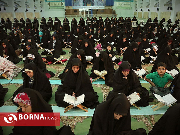 جزء خوانی قرآن کریم در تبریز