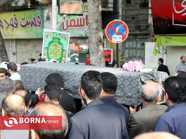 مراسم تشیع پیکر محمدرضا قربانی- معاون سیاسی فرمانداری شهرستان لاهیجان
