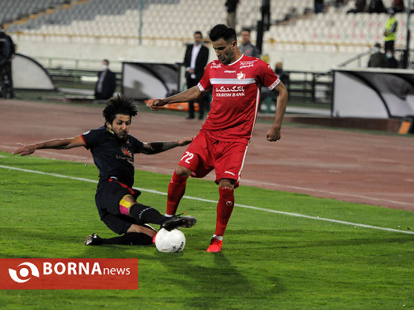 دیدار تیم های فوتبال پرسپولیس - نساجی