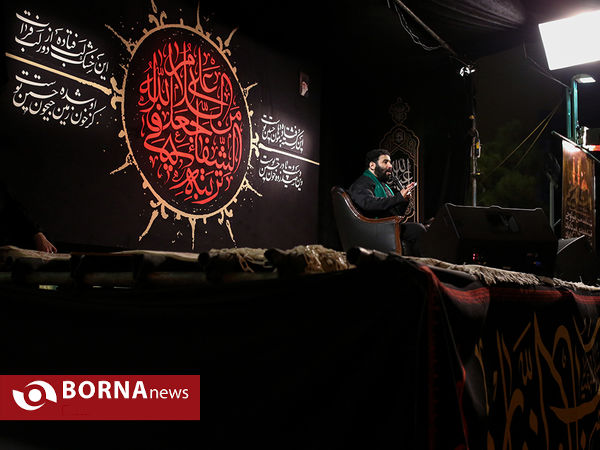 عزاداری شب عاشورا در میدان فلسطین