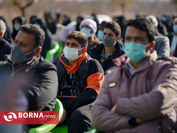 آیین رونمایی از المان شهید محسن فخری زاده