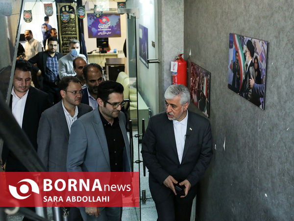 حضور حمید سجادی وزیر ورزش در خبرگزاری برنا