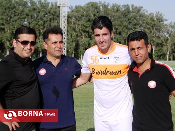 دیدار تدارکاتی تیم های فوتبال بادران تهران 0  - سپیدرود رشت 1