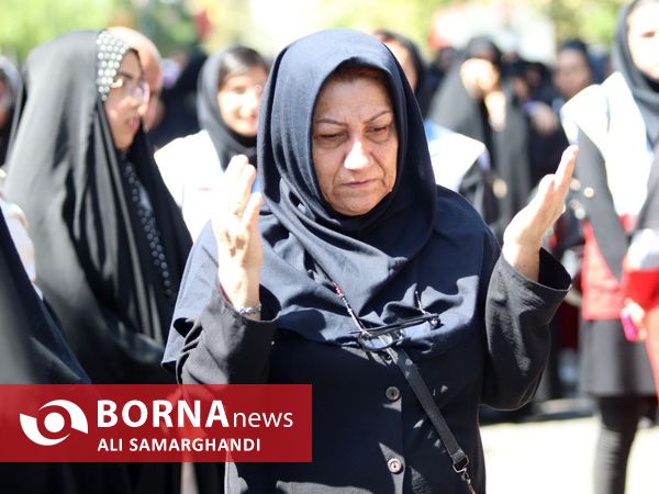 پیاده روی جاماندگان اربعین در بندرانزلی