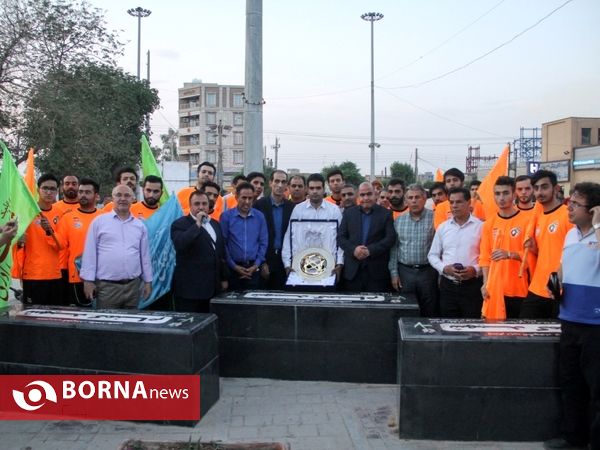 رونمایی از کاپ قهرمانی جام حذفی کشور در خرمشهر