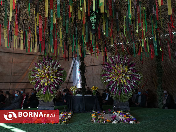 چهلمین روز خاکسپاری شهدای گمنام وزارت ورزش و جوانان