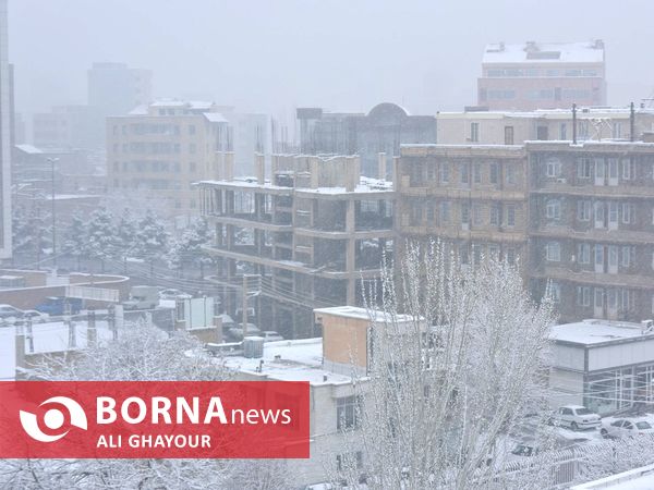 اولین برف زمستانی در ارومیه