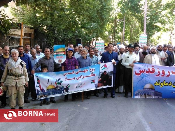 راهپیمایی روز قدس  ورزشکاران استان تهران