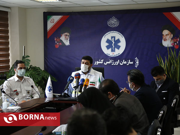 نشست خبری رییس سازمان اورژانس کشور