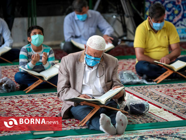 ترتیل خوانی قرآن کریم در حرم مطهر رضوی