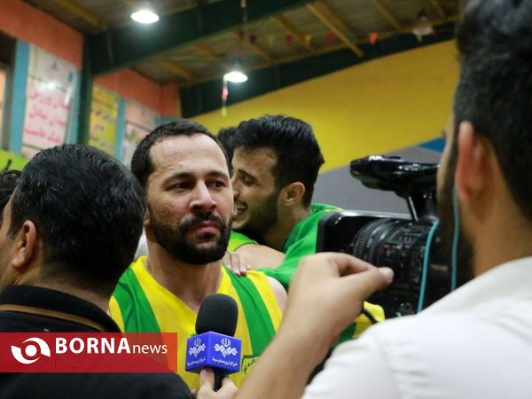 دیدار چهارم فینال تیم های بسکتبال پالایش نفت آبادان - شهرداری گرگان