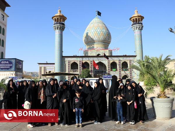 همایش رهروان زینبی و بدرقه زایرین پیاده کربلا در شیراز