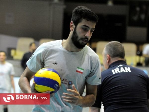 تمرینات تیم ملی والیبال ایران