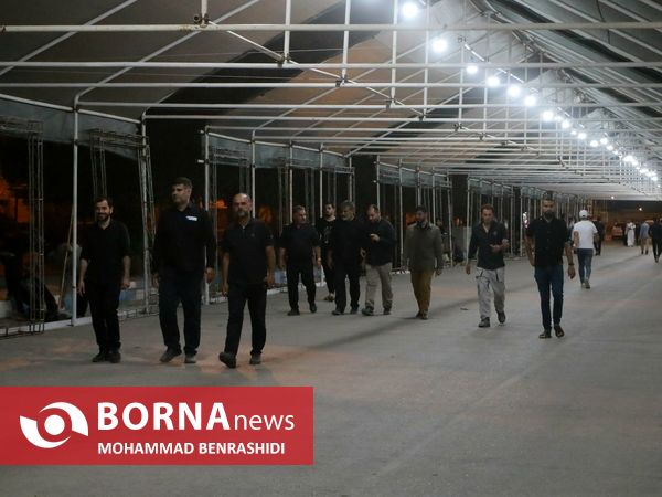 حال و هوای مشایه های حسینی مرز شلمچه 
