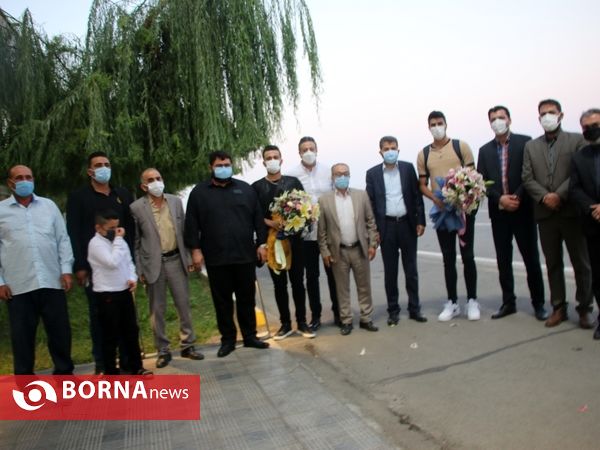 بازگشت والیبالیست‌های ارومیه قهرمان تیم ملی از مسابقات قهرمانی آسیا