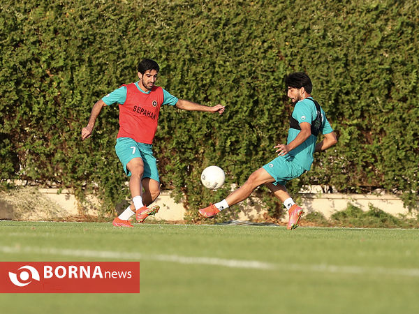 تمرین تیم فوتبال سپاهان