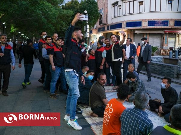 طولانی ترین سفره افطار بازار تهران