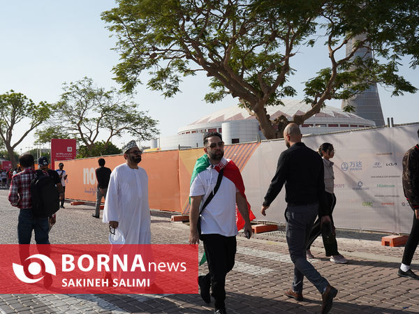 ورزشگاه خلیفه قطر در آستانه دیدار ایران - انگلیس