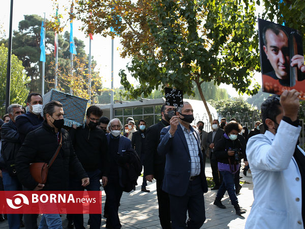 مراسم وداع با پورنگ پورشیرازی
