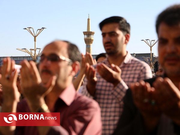 نماز عید قربان در حرم مطهر رضوی