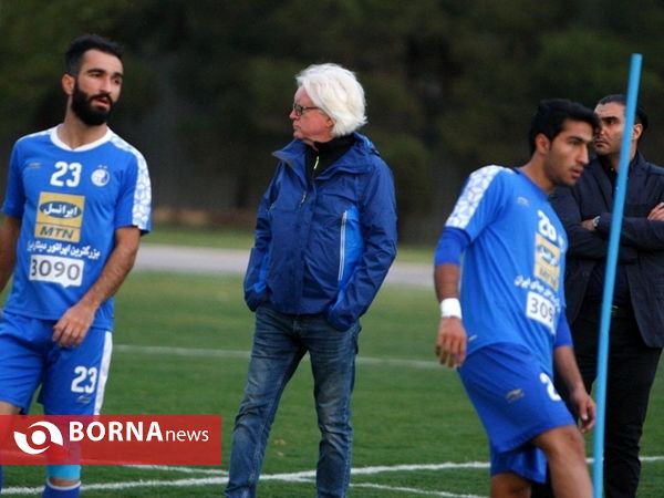 تمرینات تیم فوتبال استقلال تهران