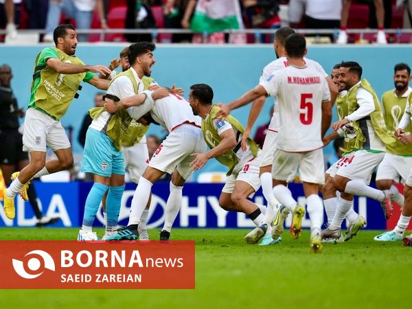 دیدار تیم های فوتبال ایران - ولز