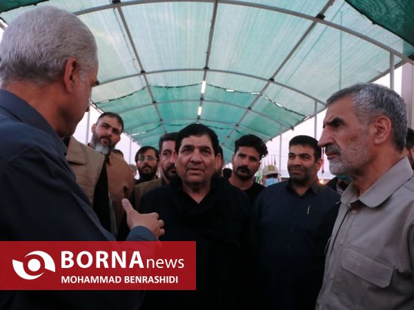 بازدید معاون اول رییس جمهور از مرزهای اربعین خوزستان