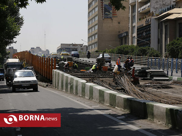 عملیات بازسازی پل کریمخان