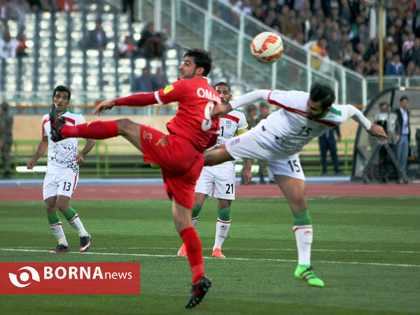 دیدار تیم های ملی ایران و عمان