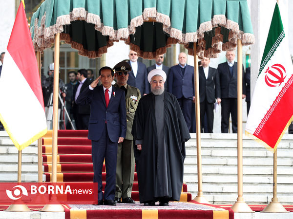 استقبال رسمی دکتر روحانی از رییس جمهوری اندونزی