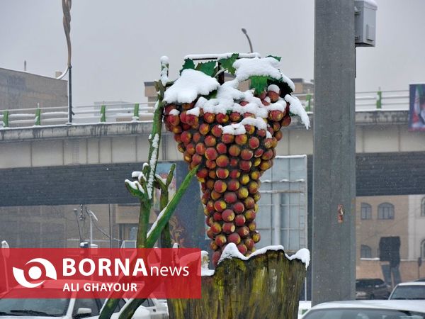 اولین برف زمستانی در ارومیه