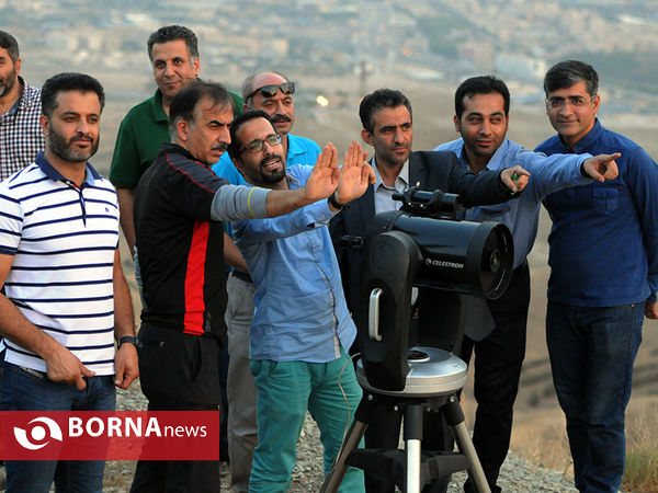 استهلال ماه شوال در غرب تهران