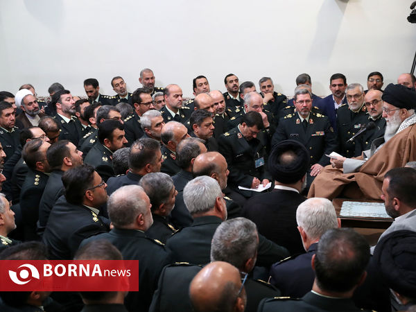دیدار فرماندهان نیروی انتظامی با رهبر معظم انقلاب اسلامی