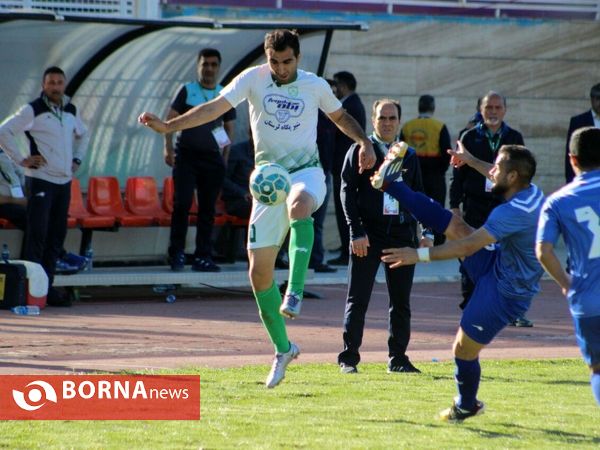 دیداردو تیم فوتبال خیبرخرم آبادوملوان بندرانزلی